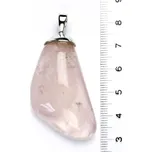 Přírodní růženín, stříbrný přívěšek s přírodním růženínem, přívěsek ze stříbra, 20,38 g