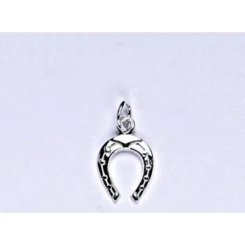 Přívěsek Stříbrný přívěsek, podkova, přívěsek ze stříbra, P 116