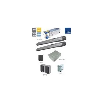 NICE TOONA Sada pro dvoukřídlou bránu do 3m/ křídlo,2x TO4024 (24 V, 120 W, 1800 N), 1x MC824H, 1x ON2E, 1x OXI, 1 pár EPMB,BlueBUS , Opera, Solemyo