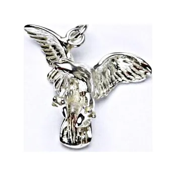 Šperk Stříbrný přívěsek, figurka letící orel, přívěšek ze stříbra, P 604