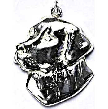 Přívěsek Stříbrný přívěšek,labrador, přívěsek ze stříbra P 174