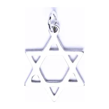 Přívěsek Stříbrný přívěšek Davidova hvězda - P 731 (Stříbrná Davidova hvězda)