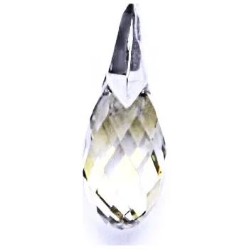 Přívěsek Stříbrný přívěsek s krystalem Swarovski (brioleta 13 mm silver shade), P 1310