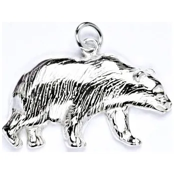 Přívěsek Stříbrný přívěšek medvěd, přívěsek ze stříbra P 160