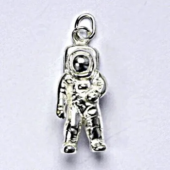 Přívěsek Stříbrný přívěšek, kosmonaut, přívěsek ze stříbra P 180