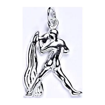 Přívěsek Stříbrný přívěsek,znamení zvěrokruhu vodnář, P 982