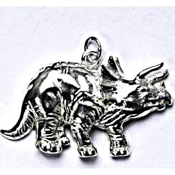 Přívěsek Stříbrný přívěšek, dinosaurus, přívěsek ze stříbra, dinosaur P 182