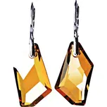 Stříbrné náušnice se Swarovski krystalem, patent 5, NK 1295