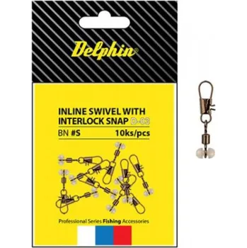 Delphin Obratlík - Inline Head Swivel With Interlock BN