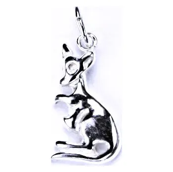 Přívěsek Stříbrný přívěšek, stříbrné šperky, P 889 klokánek