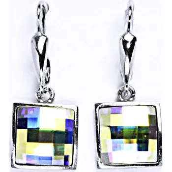 Náušnice Náušnice stříbrné s AB krystalem Swarovski. šperk NK 1305/20