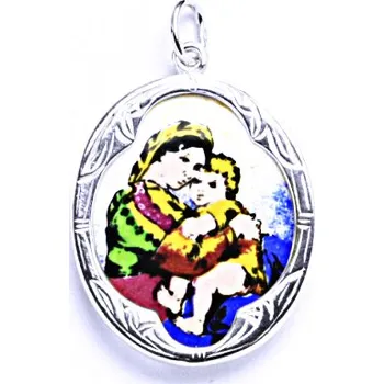 Přívěsek Madonka kameninová stříbro P 1013 (BJ)