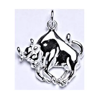 Přívěsek Stříbrný přívěsek,znamení zvěrokruhu býk, P 982
