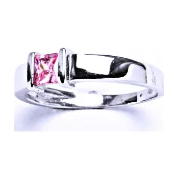 Prsten Stříbrný prsten se zirkonem, prsten ze stříbra VR 39