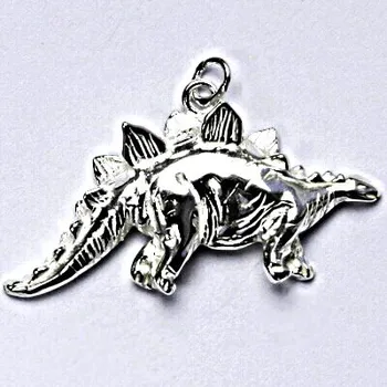 Přívěsek Stříbrný přívěšek,dinosaurus, přívěsek ze stříbra stegosaurus P 185
