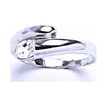 Prsten Stříbrný prsten se syntetickým zirkonem VR 289