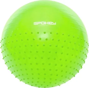 Gymnastický míč Spokey Half fit gymn.míč 2v1 zelený 65 cm zelený