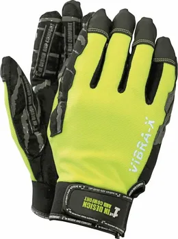 Pracovní rukavice CERVA 1st Vibra-X HV žluté/černé