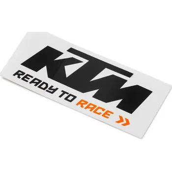 samolepka LOGO STICKER BLACK/WHITE 3PW1772700