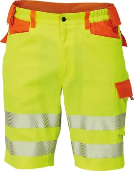 pracovní kraťasy CERVA Latton šortky žluté/oranžové