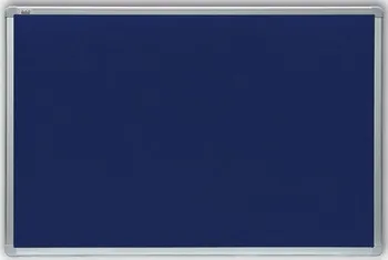 2x3 Filcová tabule rám ALU23 modrá 60 x 90 cm