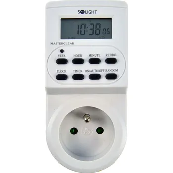 spínač Solight časový spínač digitální 17 režimů