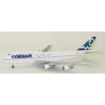 Plastikový model JC Wings - Boeing B747-312 Jumbo Jet, dopravce Corsair, Francie, 1/200