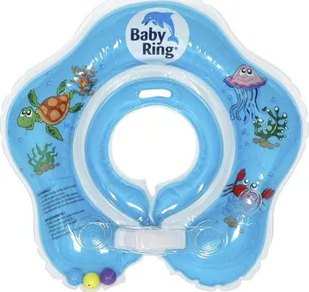 Nafukovací kruh Babypoint Baby Ring modrý 37 cm