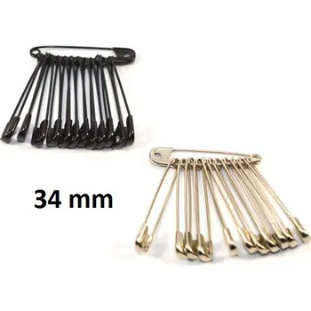 Nástroj na niť a příze Spínací špendlíky 34 mm balení