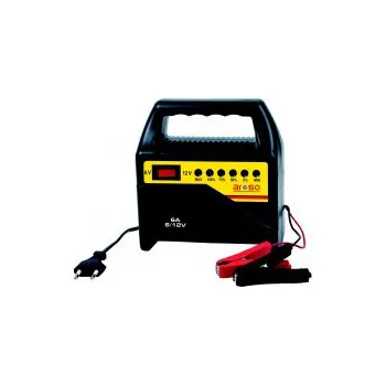 Nabíječka autobaterie NABÍJEČKA AUTOBATERIÍ 6/12V 6A FILSON (Nabíječka autobaterií 6/12V 6A výborná kvalita, pro kyselino-olověné akumulátory pro akumulátory 6V 8-30Ah nebo 12V 15-60Ah, jmenovitý výstup 6/12V= 3.52A, maximální nabíjecí proud 6A, LED diodový měřič nabíjecího pr