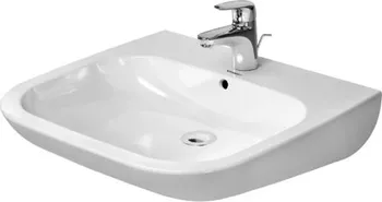 Umyvadlo Duravit D-Code Vital 600 x 550 mm bezbariérové bílé