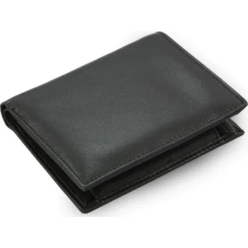 Peněženka Černá pánská kožená peněženka Charlie
