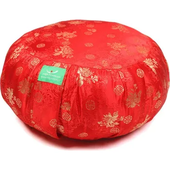 Meditační polštář Luxury Dragon červený