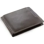 Tmavě hnědá pánská kožená peněženka Nenden