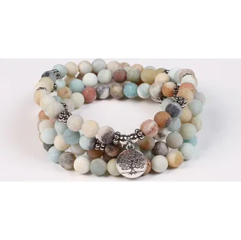 Souprava šperků Náramek Strom života amazonit