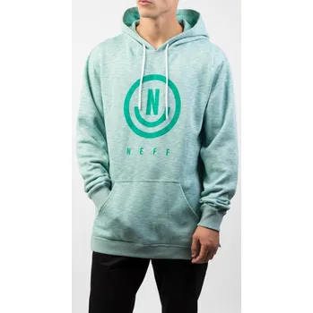 Pánská mikina neff Pánská mikina corpo hoodie teal heather