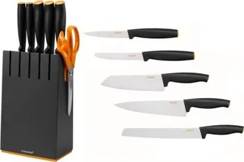 kuchyňský nůž Fiskars Functional Form 1014190 blok 5 ks nožů, černý