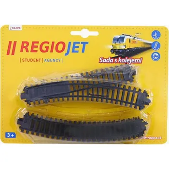 Vláček a vláčkodráha Rappa Koleje a výhybky pro vlak RegioJet