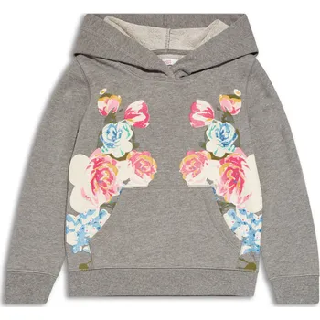 Dívčí mikina SUGAR SQUAD Dětská mikina dívčí šedá květy 2-8 let Velikost: 122