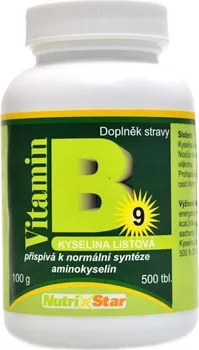 Nutristar Vitamín B9 kyselina listová 500 tbl.