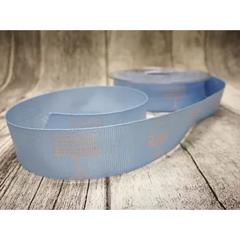 Stuha Rypsová stuha CAKES 25mm - sv.modrá