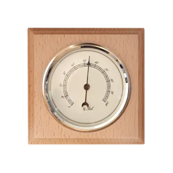 Meteostanice Dřevěný hranatý barometr JVD BA8/PRT s vlhkoměrem ( )