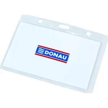 Jmenovka na stůl DONAU Jmenovka, PP, 102 x 64 mm, měkká, otvor bokem, transparentní