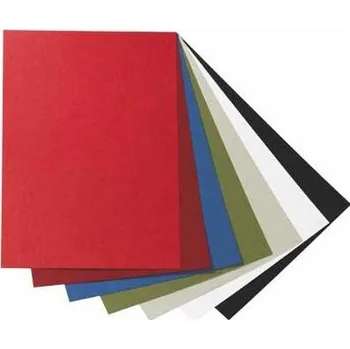 Vázací hřbet Desky zadní pro vazbu imitace kůže A4 - černé (100 ks)