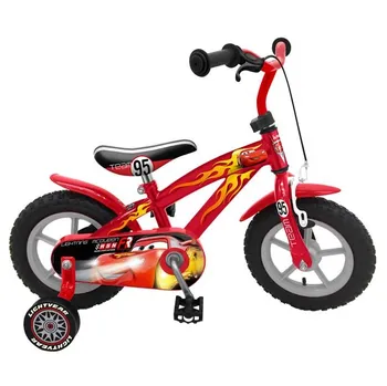 Stamp kolo s postranními kolečky 12" Cars Dětské kolo Stamp kolo s postranními kolečky 12" Cars