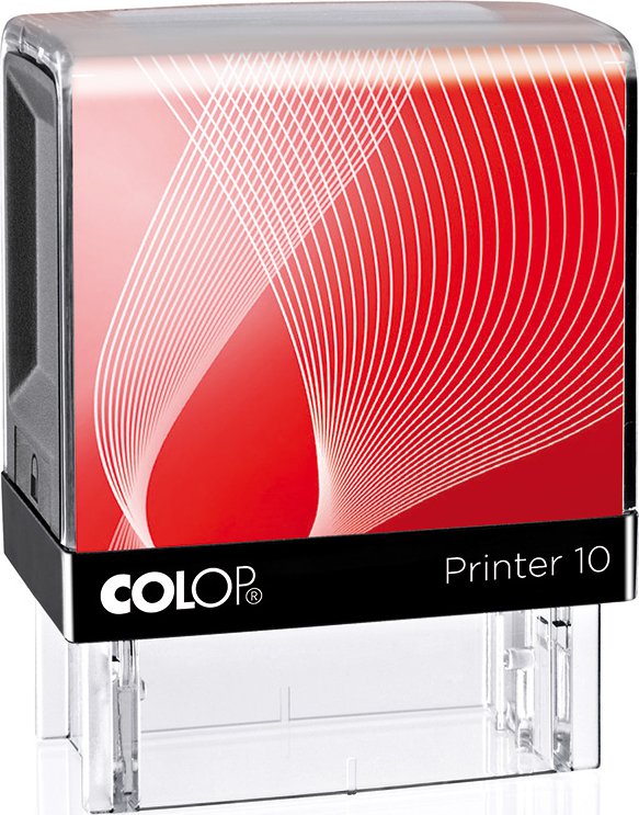 Printer 10 - rámeček černý - otisk 10 x 27 mm - bez polštářku