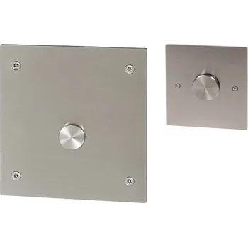 Klozet SLW 03PA - Piezo splachovač WC na tlakovou vodu s druhým tlačítkem pro oddálené spláchnutí pro tělesně handicapované se speciálním antivandalovým krytem, 24 V DC 14036