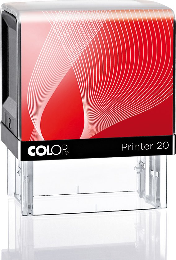 Printer 20 - rámeček černý - otisk 14 x 38 mm - bez polštářku