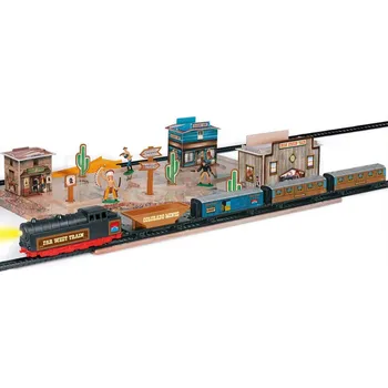 Vláček a vláčkodráha Pequetren West Train se světlem