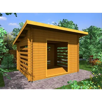 Zahradní domek Dřevník Standard 300x250 28 mm